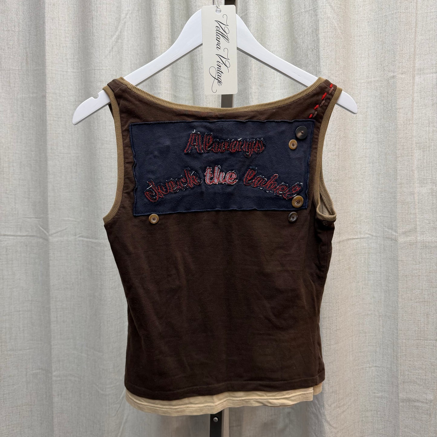 D&G "Always Check The Label" Top F/W 2002