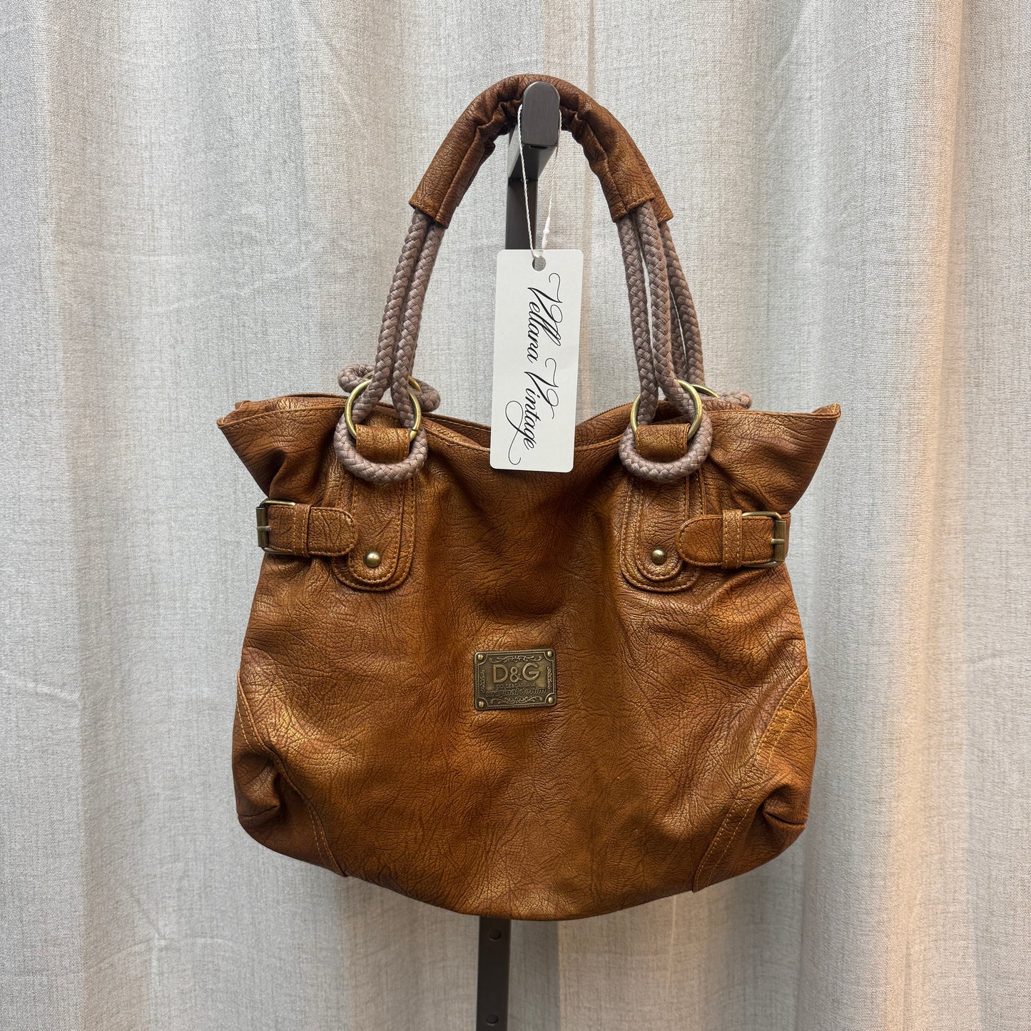 D&G Metallic Copper Hobo Bag