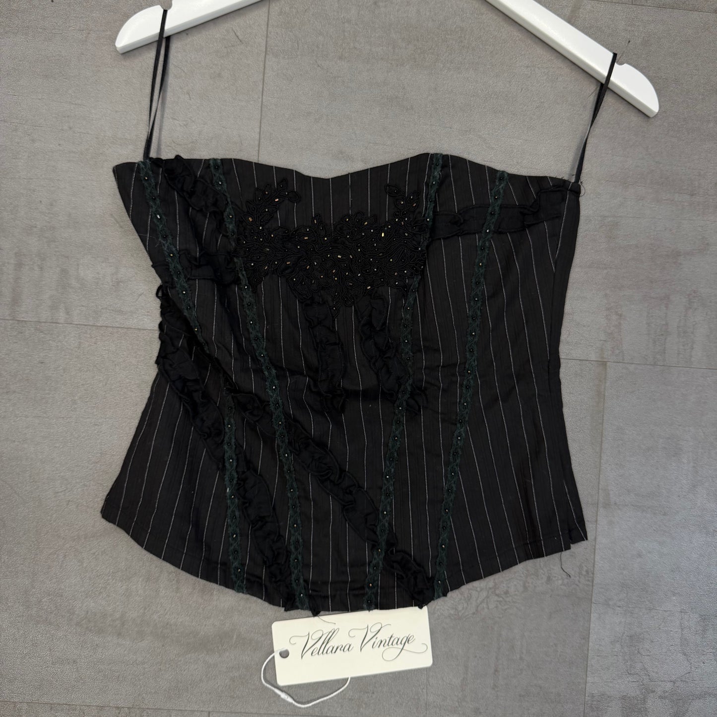 Y2K Striped Tube Top