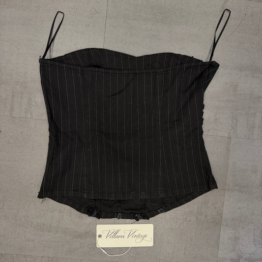 Y2K Striped Tube Top