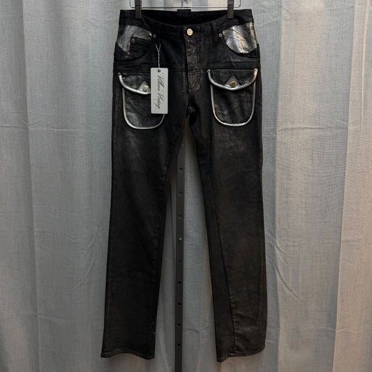 Gianfranco Ferre Waxed Slim Fit Jeans