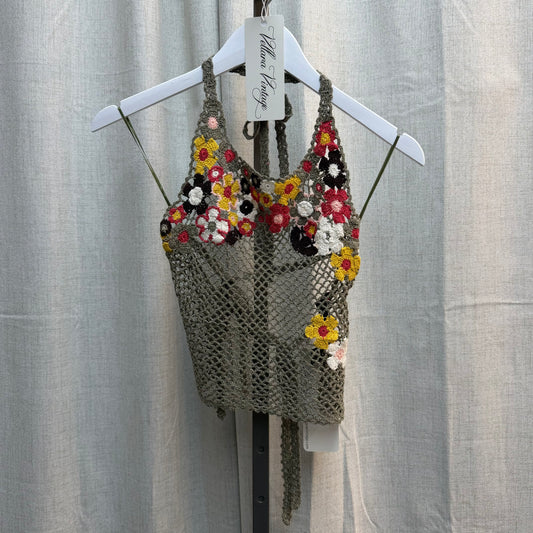Guess Jeans Floral Crochet Top