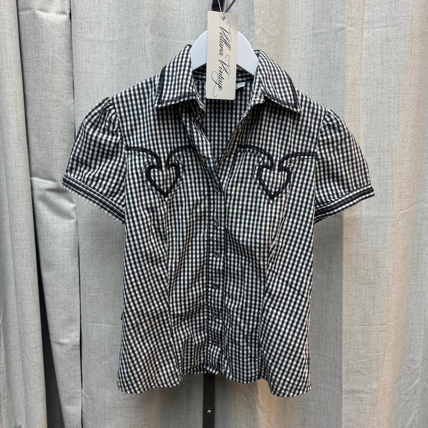 Moschino Jeans Western-Style Gingham Button-up