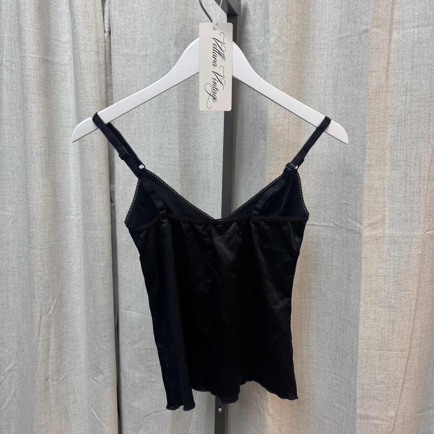 I Love D&G Black Corset-Style Top