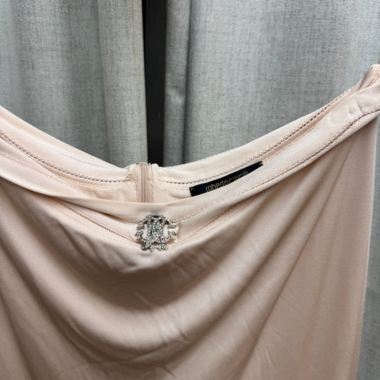 Roberto Cavalli Pink Pleated Midi Skirt