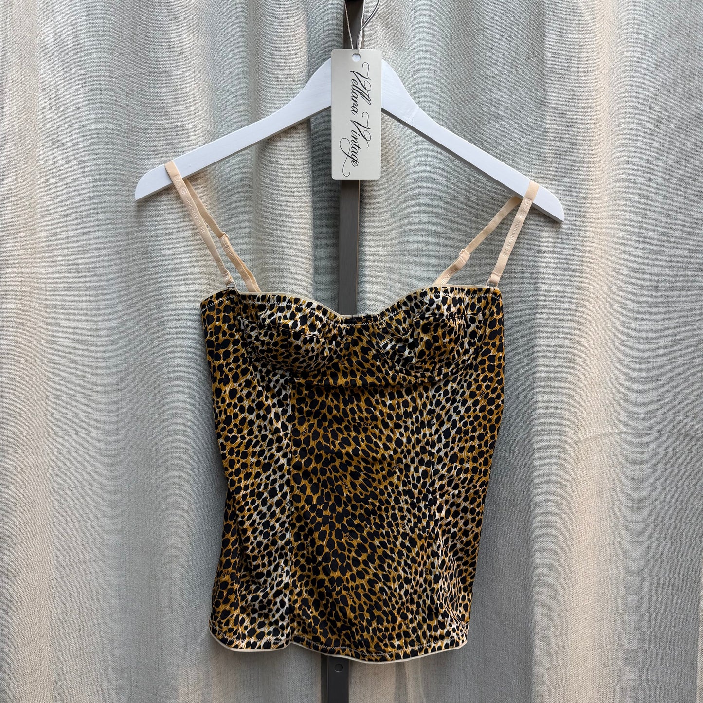 D&G Underwear Cheetah Print Bustier