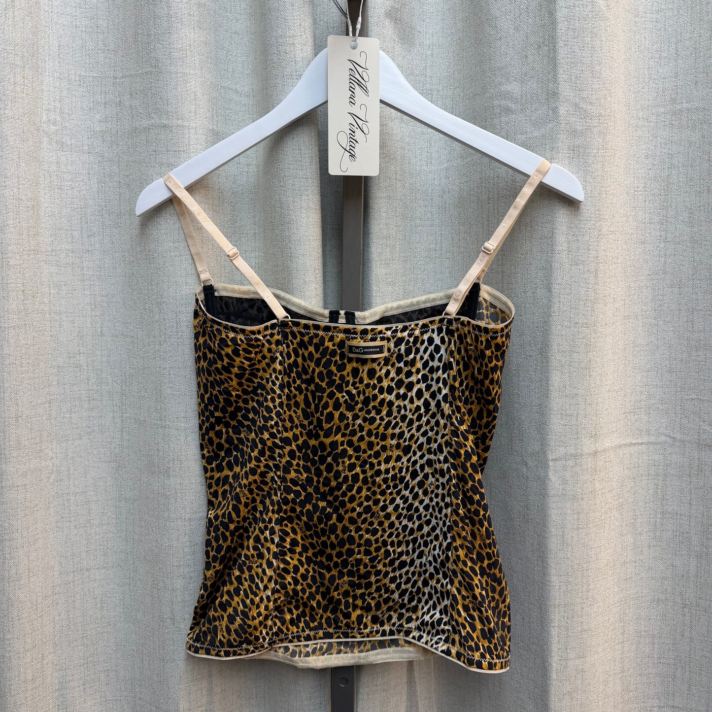 D&G Underwear Cheetah Print Bustier