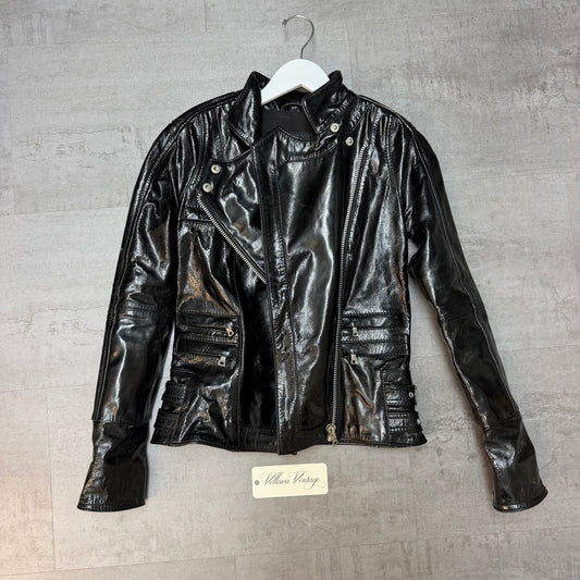 Balmain Black Leather Jacket