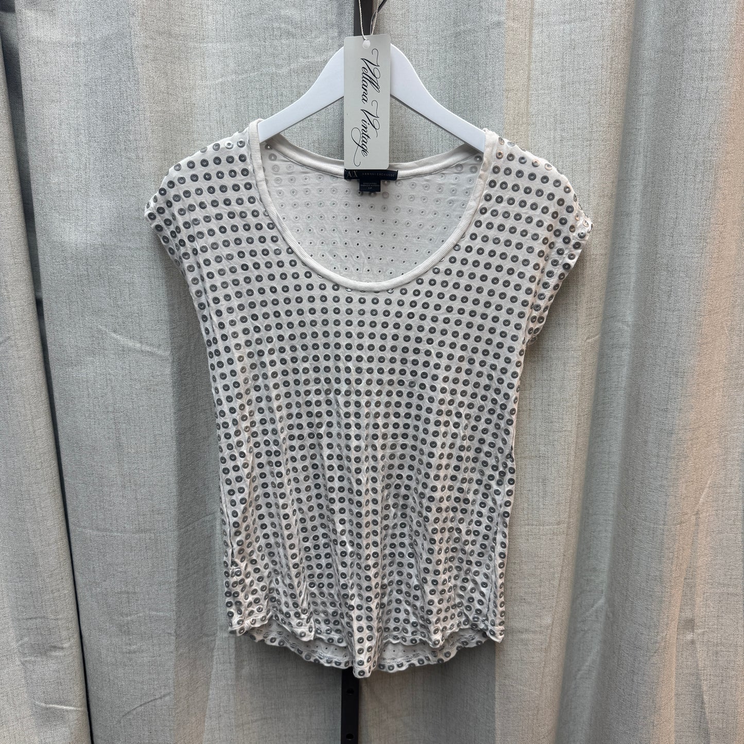 Armani Exchange Studded Short Sleeve Tee