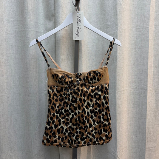 D&G Underwear Leopard Print Bustier