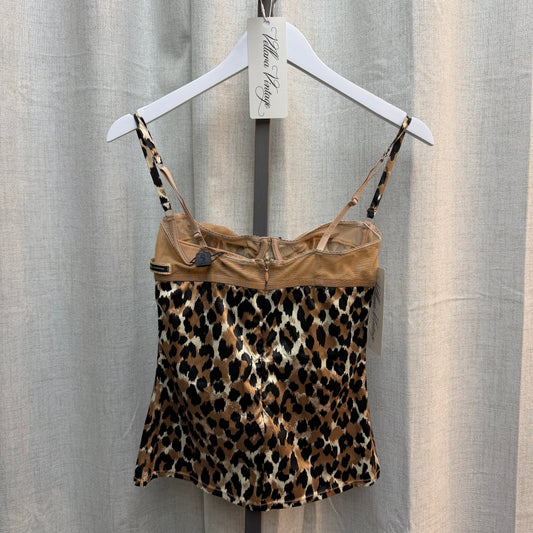 D&G Underwear Leopard Print Bustier