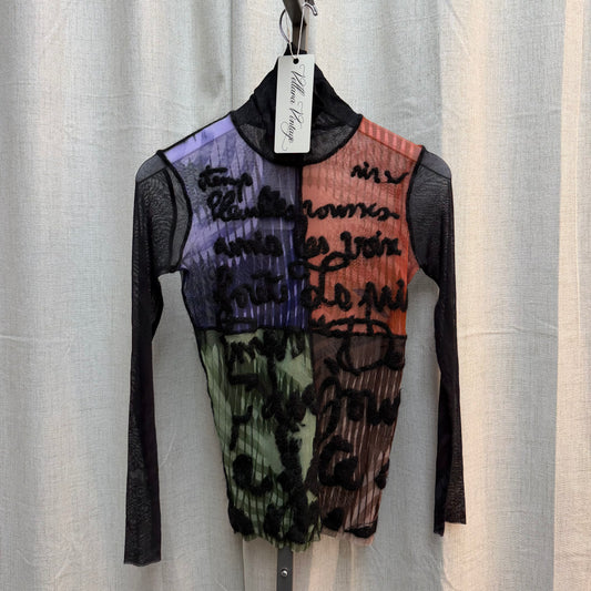Jean Paul Gaultier F/W 2001 Greta Garbo Marlene Dietrich Mesh Top