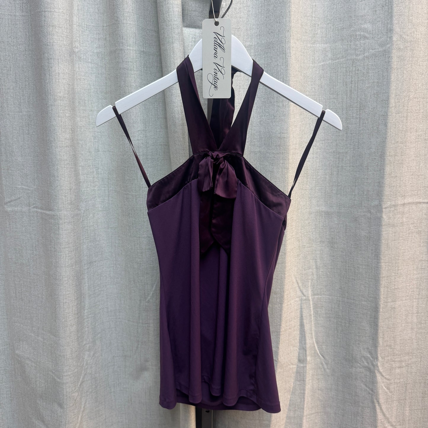 Purple Halter Neck Top
