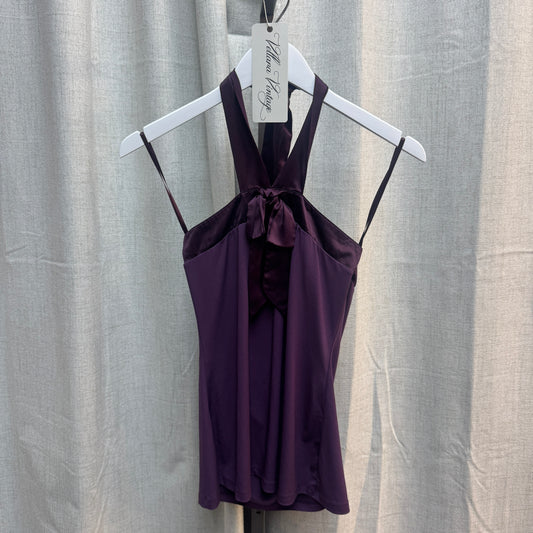 Purple Halter Neck Top