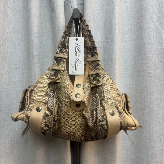Beige Python Chloe Silverado