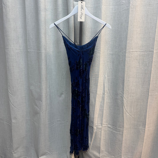 Betsey Johnson Velvet Floral Midi Dress