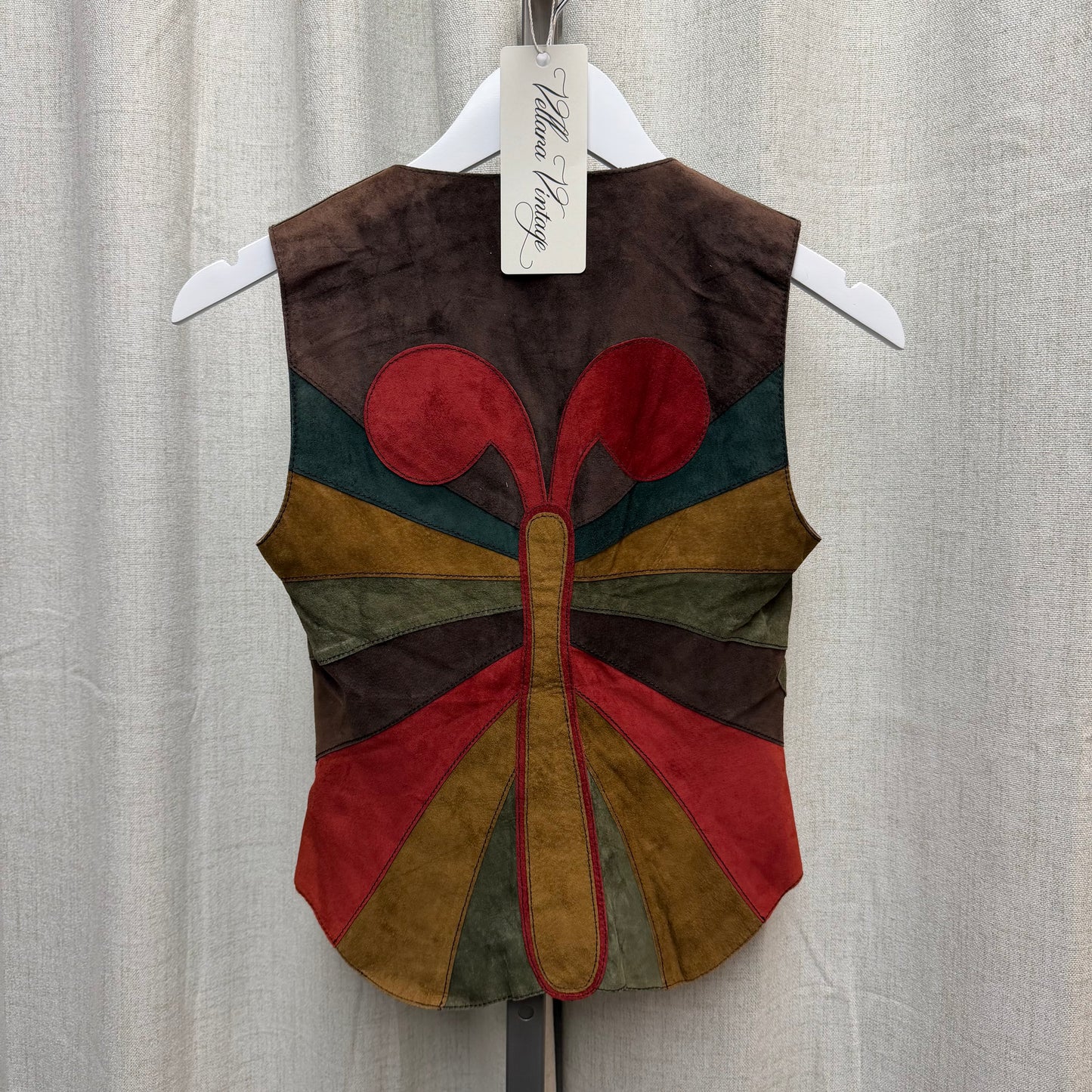Dolce & Gabbana Suede Patchwork Vest F/W 2002