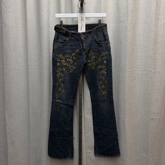Just Cavalli Flared Floral Jeans