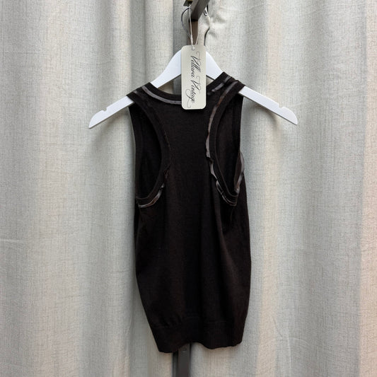 Armani Jeans Brown Knit Tank