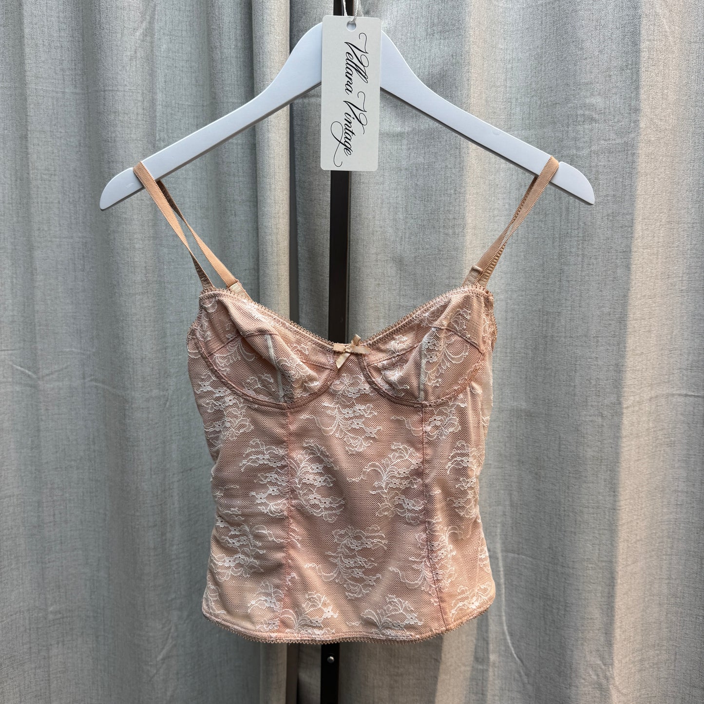 D&G Pink Lace Corset Top