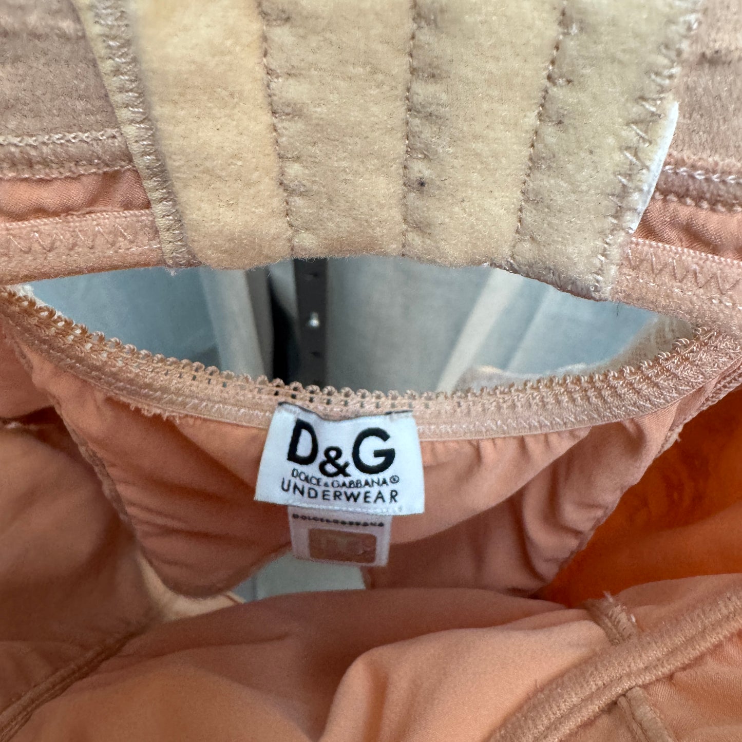 D&G Pink Lace Corset Top