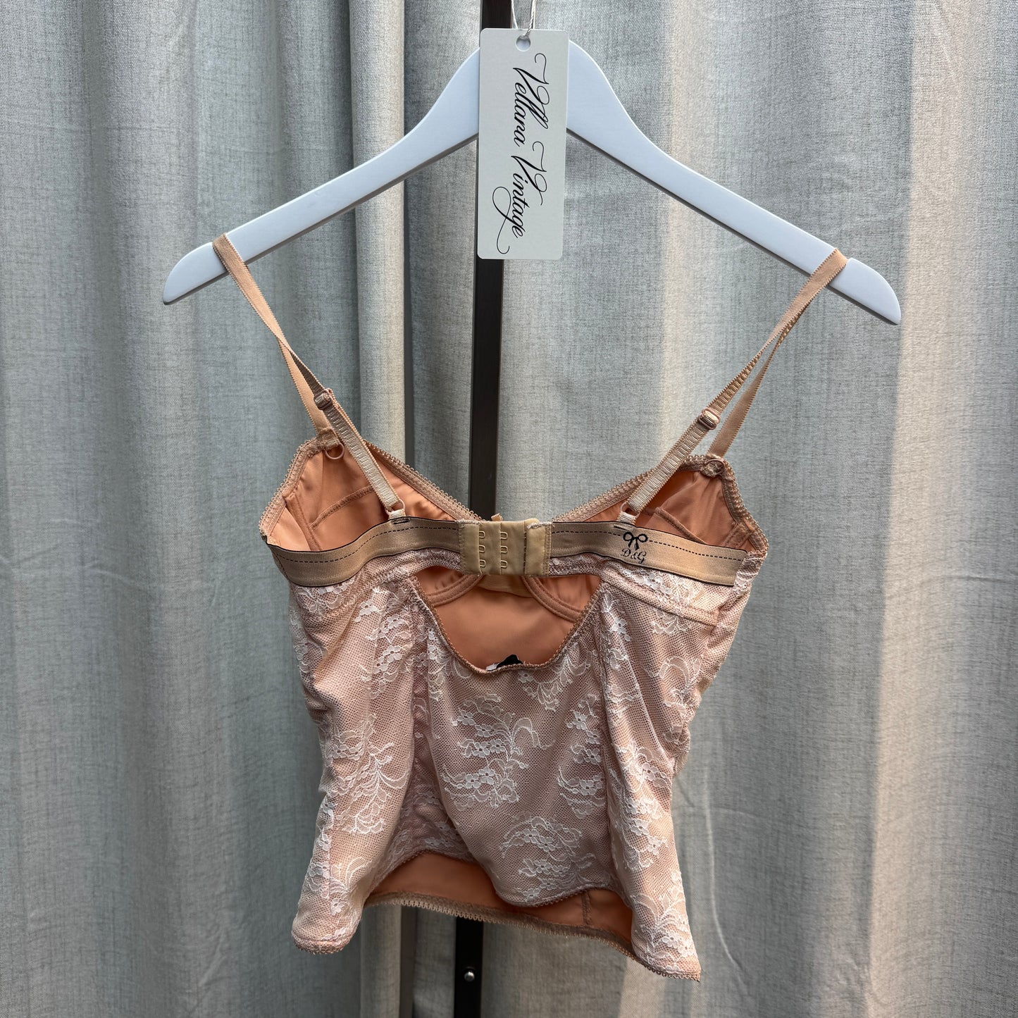 D&G Pink Lace Corset Top