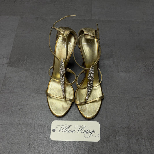 Giuseppe Zanotti Gold Feather Sandals