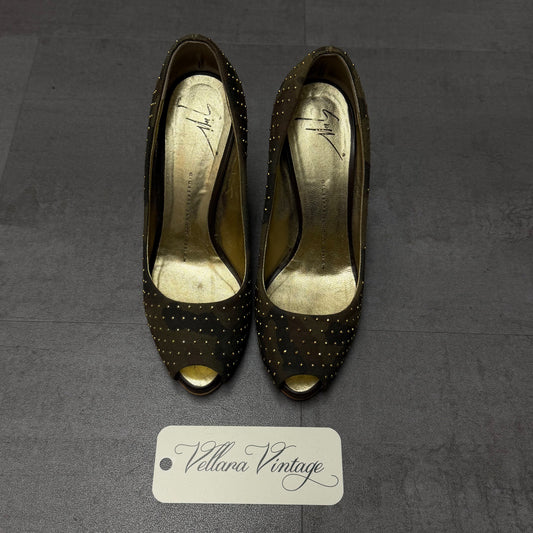 Giuseppe Zanotti Peep-toe Camouflage Heels