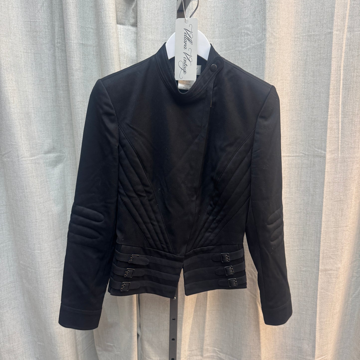 Givenchy Black Padded Wool Zip-Up Jacket