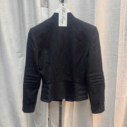 Givenchy Black Padded Wool Zip-Up Jacket