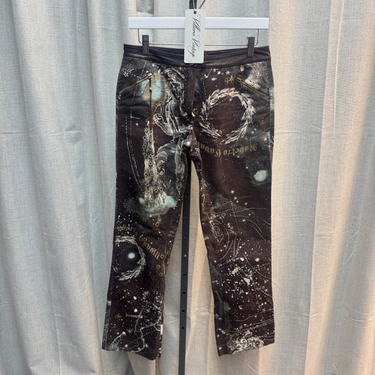Roberto Cavalli F/W 2003 Astrology Print Jeans