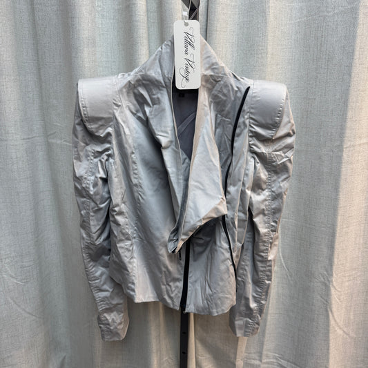 Skingraft Structured Subversive Gray Zip Up Jacket