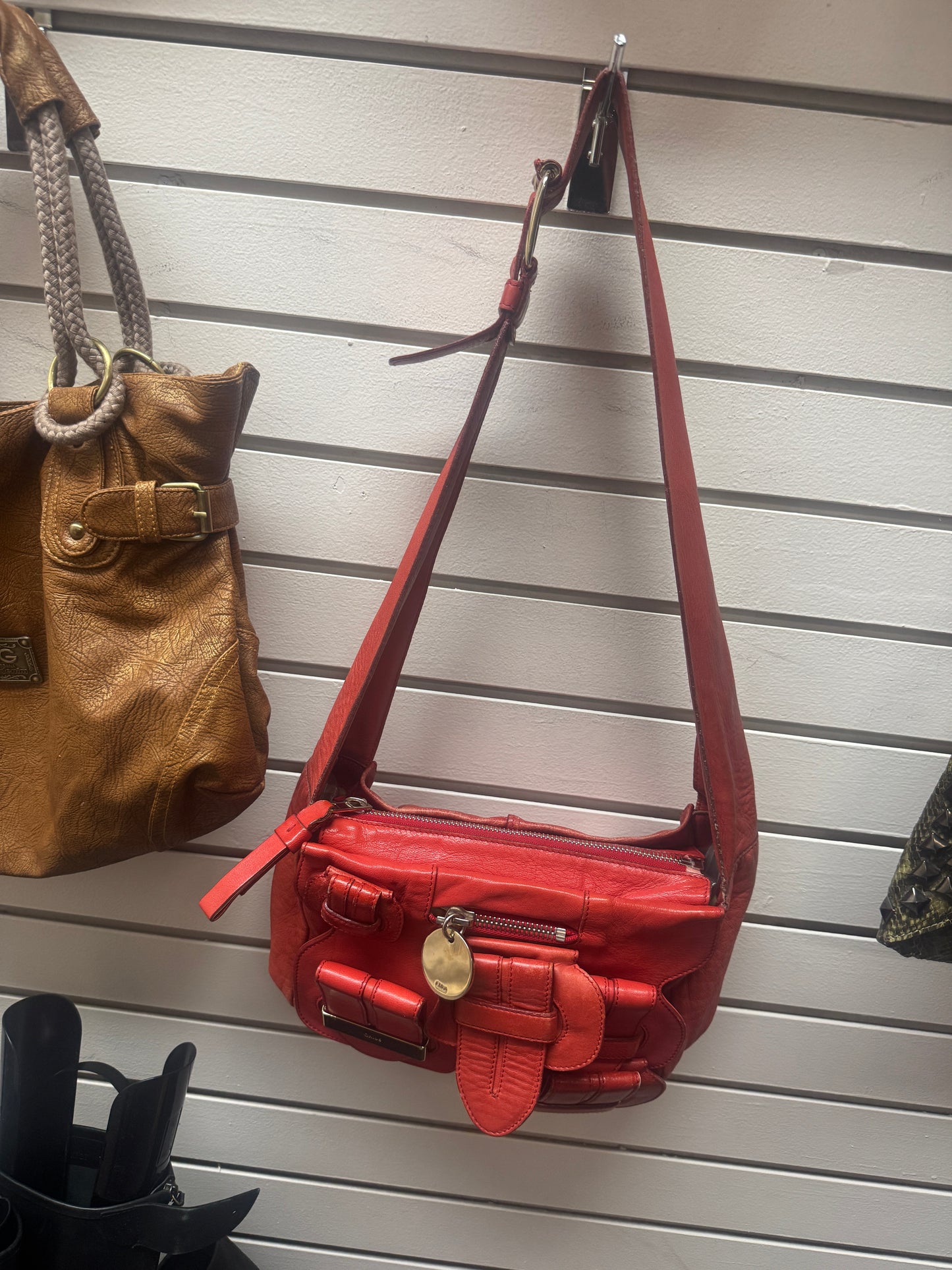 Red Chloe Saskia Bag