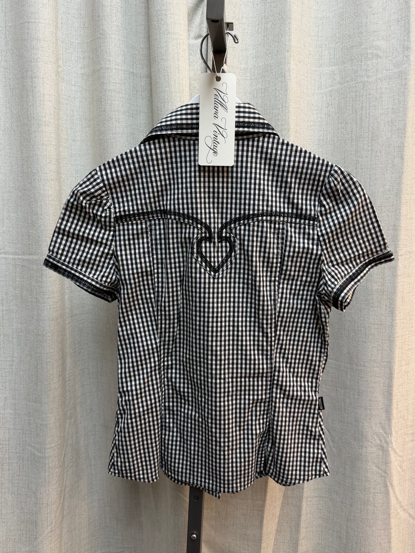 Moschino Jeans Gingham Blouse