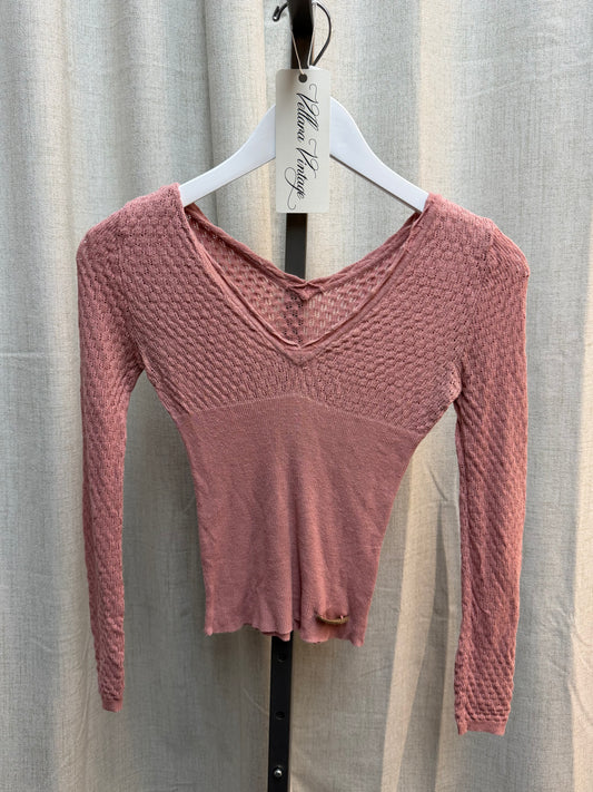D&G Pink Knit Long Sleeve
