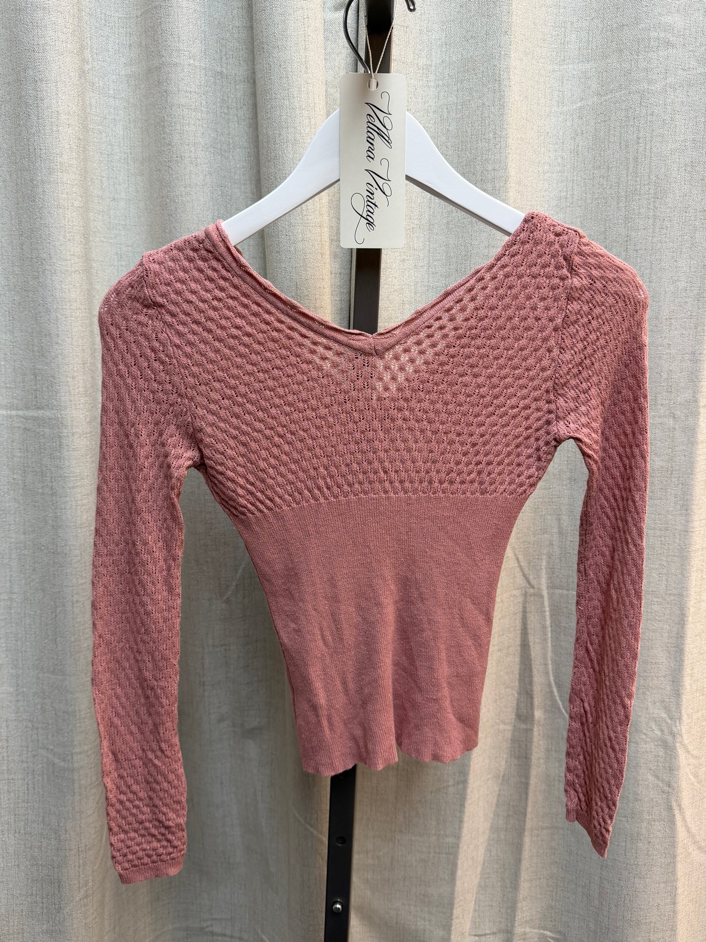 D&G Pink Knit Long Sleeve