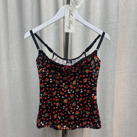 D&G Strawberry Bustier Tank Top