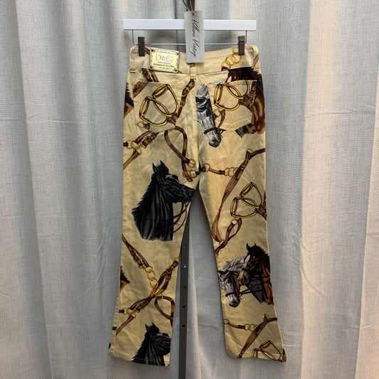 D&G Equestrian Horse Print Jeans