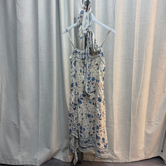 Anna Sui SS2006 Paisley Midi Dress and Scarf Set