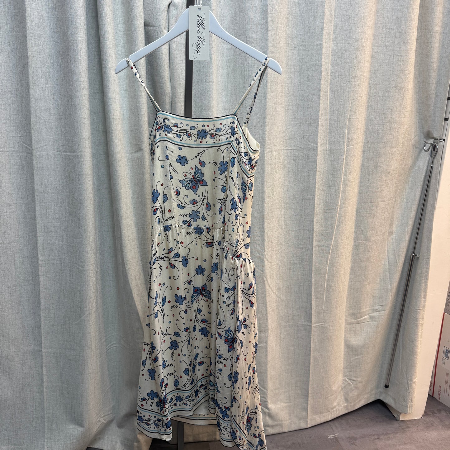 Anna Sui SS2006 Paisley Midi Dress and Scarf Set