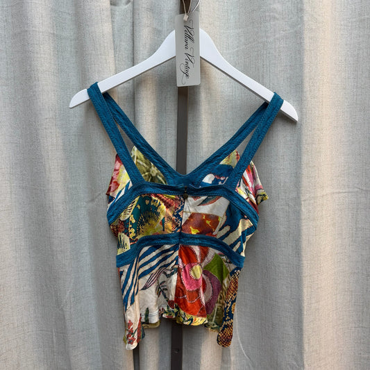 Just Cavalli Patchwork Animal Print Camisole Top