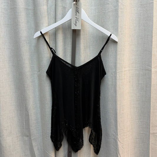 Black Beaded Fairy Top