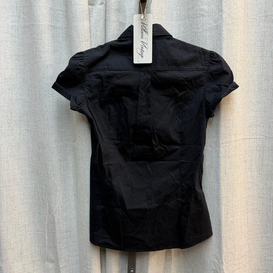 Prada Black Short Sleeve Button-Up Shirt