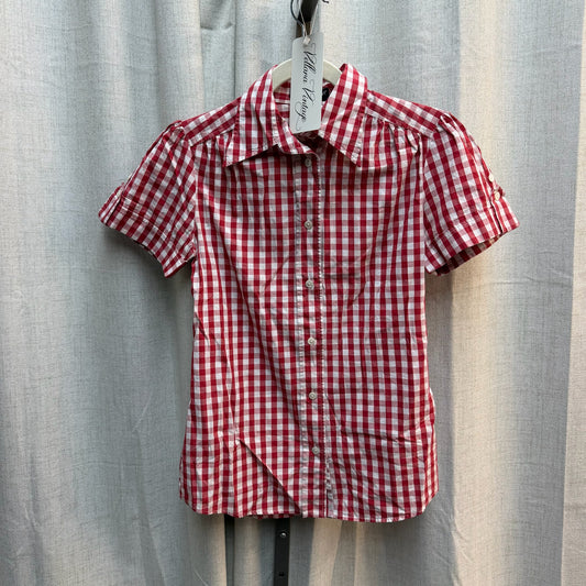 Dolce & Gabbana Red Gingham Button-down Shirt