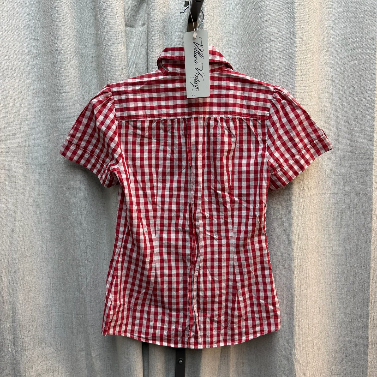 Dolce & Gabbana Red Gingham Button-down Shirt
