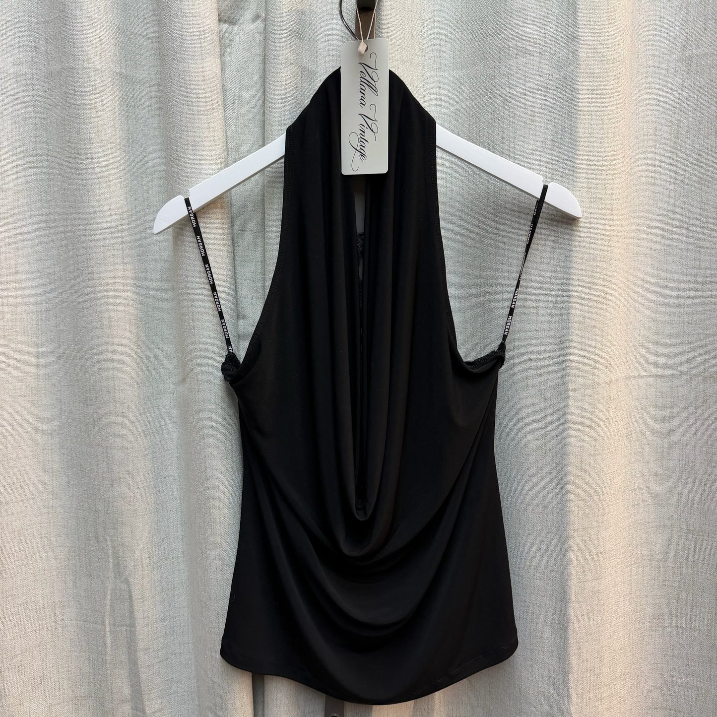 Morgan De Toi Black Halter Top