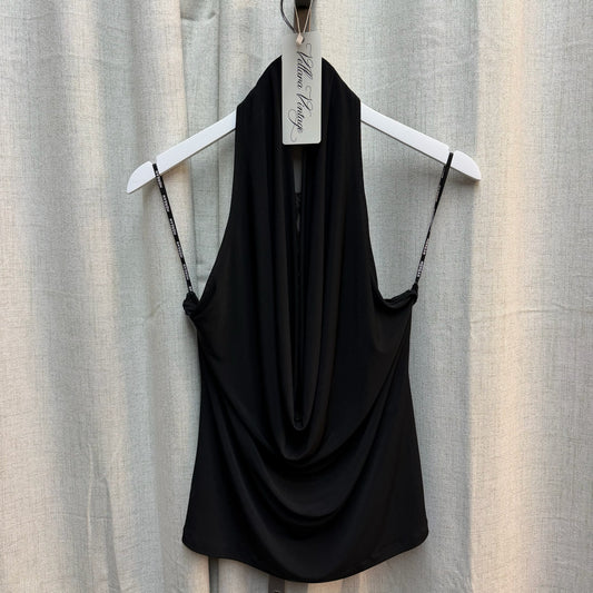 Morgan De Toi Black Halter Top