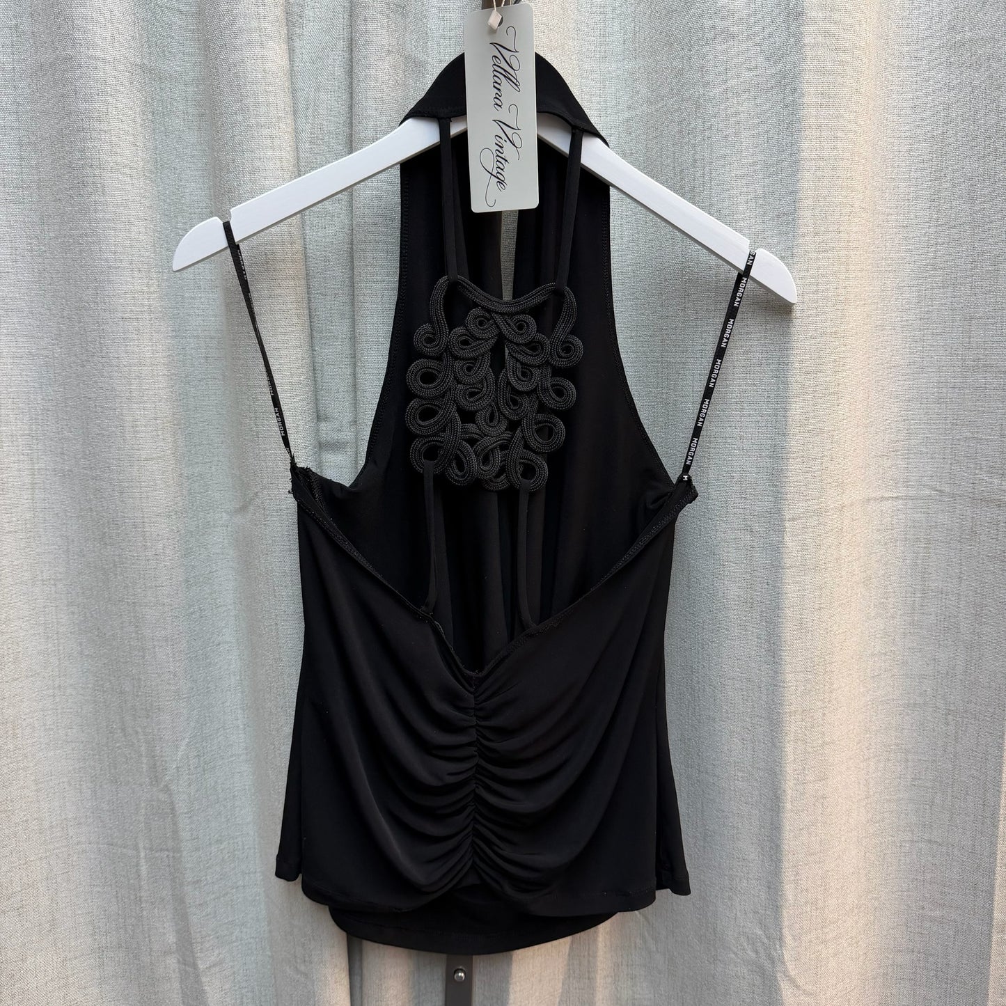 Morgan De Toi Black Halter Top