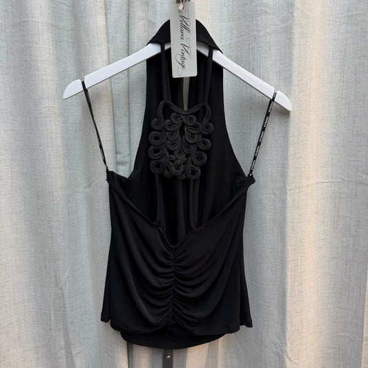 Morgan De Toi Black Halter Top