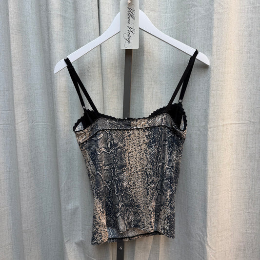 Dolce & Gabbana Underwear Python Print Bustier